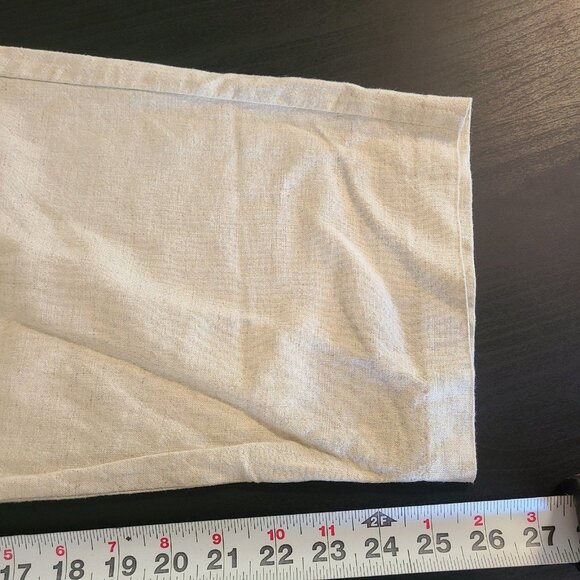 Napa Valley Linen Blend Natural Lounge Pants Drawstring 18W - Picture 6 of 8